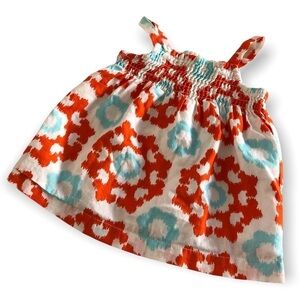 🎉3 For 15$🎉Carter’s Baby Red Blue White Summer Dress Size NB